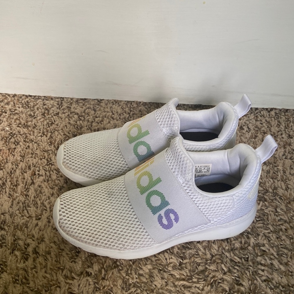 Girls adidas tennis shoes size 1